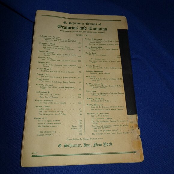 Vintage Music Songbook - The Creation: An Oratorio by Joseph Hayden - Picture 3 of 8